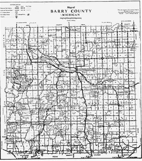 1945 Barry County Plat Map