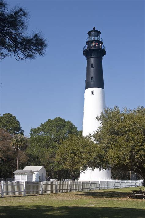 Hunting Island lighthouse Photograph by Terry Shoemaker - Fine Art America