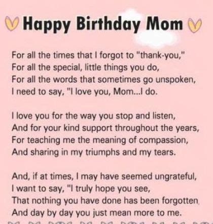 happy birthday mom poems from daughter funny - Kendrick Denton