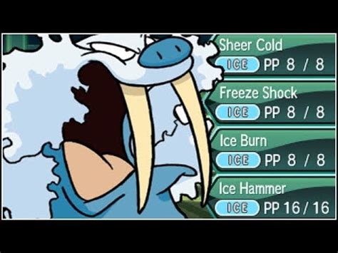 FULL ICE TYPE POKEMON MOVES ONLY TEAM! - YouTube