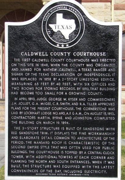 Caldwell County Courthouse Lockhart Texas.