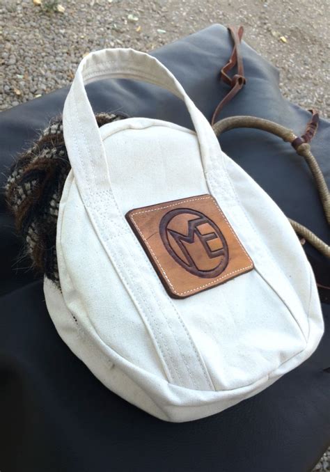 Mecate rope bag by J bar D. Jbardcanvasandleather.com Rope Bag, Custom ...