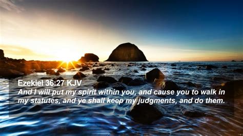 Ezekiel 36:27 KJV Desktop Wallpaper - And I will put my spirit within ...