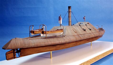 C.S.S. Tennessee Civil Era Confederate Ironclad Navy Ship Model Kit ...