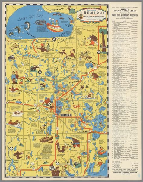 Cartomap Bemidji, Minnesota - David Rumsey Historical Map Collection