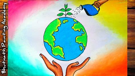 earth day drawing for competition||environment - YouTube