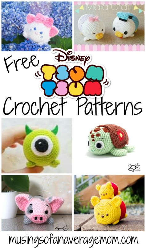 Musings of an Average Mom: Free Disney Tsum Tsum Crochet Patterns