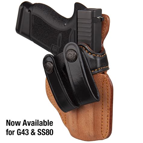 Fits Glock 42 43 43x _ Mini OWB Belt Holster Leather Gun Holster Top Selling Products shop for ...