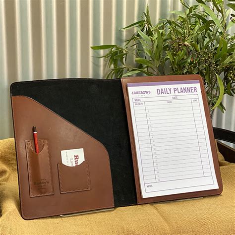 Ruddy's Leather A4 Leather Compendium - Mahogany A4 Leather Compendium - Mahogany