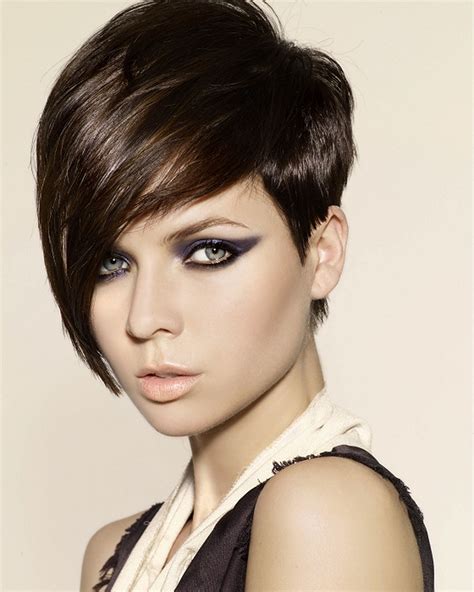 2012 Hair Trend of Short Haircut with Long Bangs | More Fashionable