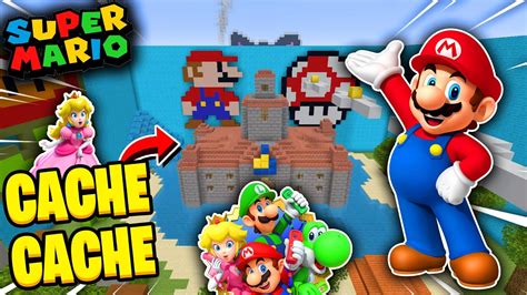 CACHE CACHE SUR MINECRAFT MAP MARIO ! SUPER MARIO BROS PS4 FR - YouTube