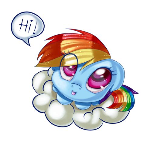 Chibi Rainbow Dash :: hola! :: by AnthoCat on DeviantArt