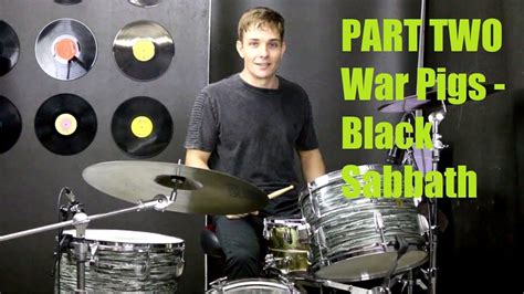 War Pigs Drum Tutorial Part 2 - Black Sabbath - YouTube