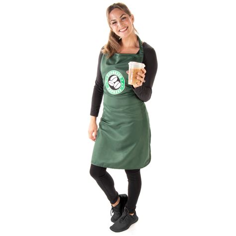 Barista Apron Halloween Costume - Classic Coffee Shop Theme Adult Outfits - Walmart.com