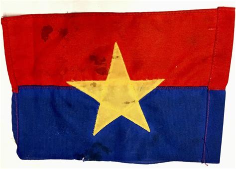 Viet Cong Flag 12 x 14 - Enemy Militaria