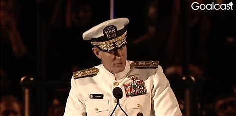 Make Your Bed speech - US Navy Admiral, William H. McRaven