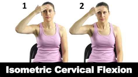 Isometric Cervical Flexion for Neck Strengthening - Ask Doctor Jo - YouTube