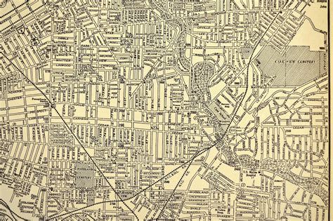 Cleveland Map Cleveland Street Map Vintage 1930s Original Gift | Etsy