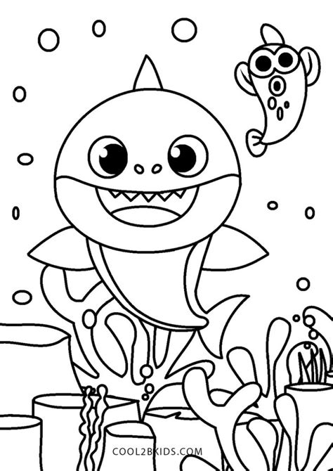 Baby Shark Coloring Pages Printable