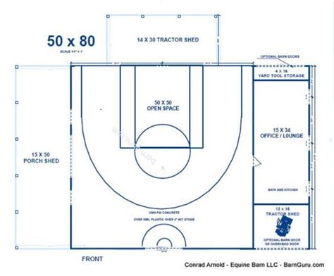 Basketball Court Layout Half Court