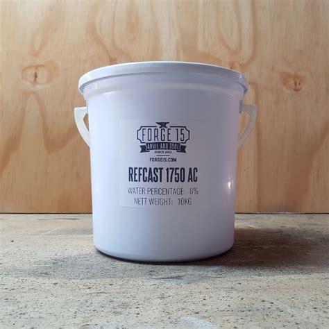 Refcast 1750 AC Refractory Castable Forge Cement 10kg | ANV-RC1750AC10