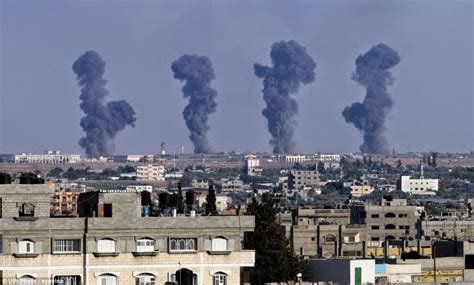 OddFuttos, When The Photos Speak: Hamas fire rockets at Israeli cities after Gaza is pounded by ...