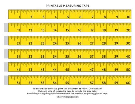 Free Printable Measuring Tape - Measuring Tape Printable