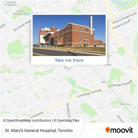 How to get to St. Mary's General Hospital in Kitchener by bus?