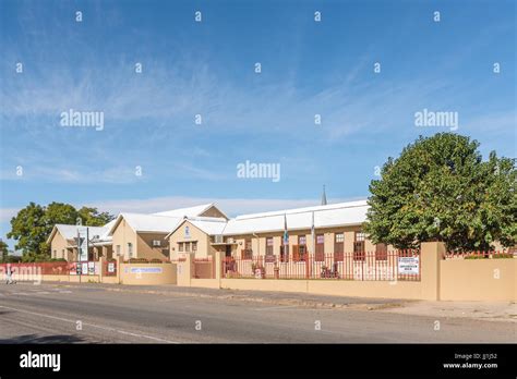 KAKAMAS, SOUTH AFRICA - JUNE 12, 2017: A primary school in Kakamas in ...