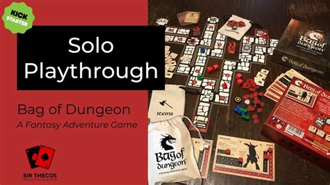 Solo Playthrough | Bag of Dungeon: A Fantasy Adventure Game - YouTube