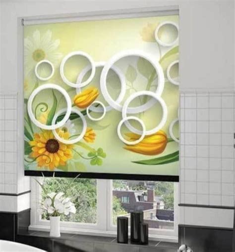 PVC Multicolor Printed Roller Blinds at Rs 160/square feet in Ghaziabad ...