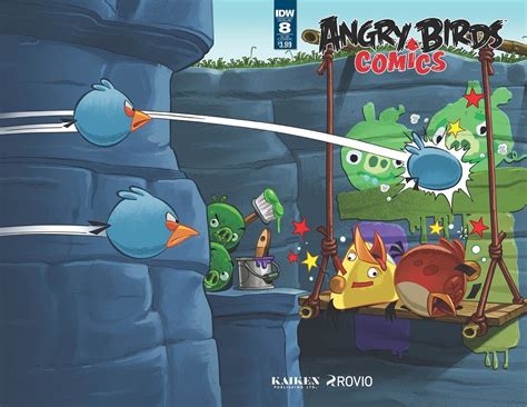 Angry Birds Comics Vol.2 008 (August 2016) (subscriber cover) - Angry Birds Comics Vol.2 ...