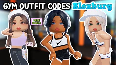 GYM OUTFIT CODES FOR BLOXBURG, BERRY AVENUE & ALL ROBLOX GAMES THAT ALLOW CODES 🏋‍♀️ ️ - YouTube