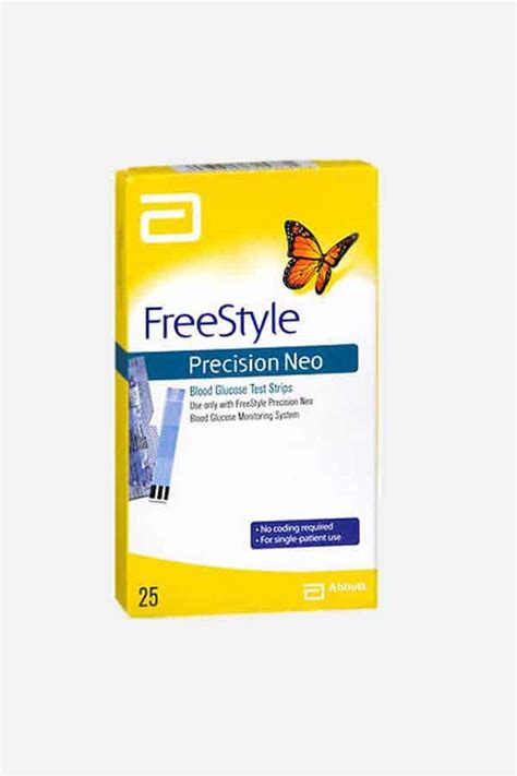 Freestyle Precision Neo Test Strips 25ct. - Diabetic Outlet