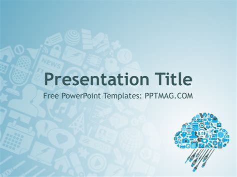 Free Cloud Computing PowerPoint Template - Prezentr