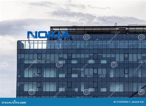 TIMISOARA, ROMANIA - SEPTEMBER 16, 2022: Nokia Logo on Their ...