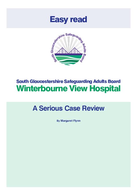 (PDF) South Gloucestershire Safeguarding Adults Board Winterbourne View Hospital A Serious Case ...