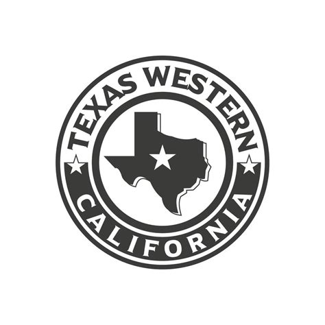 Texas State Logo Template, coat of arms, labels. Single Star Country. typography, Texas USA ...