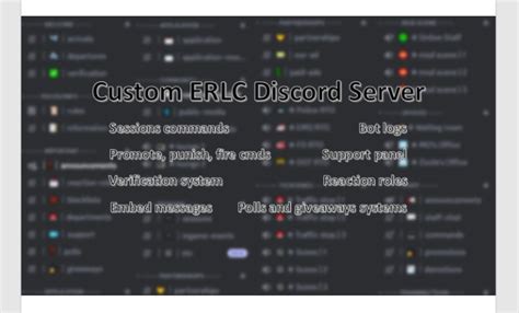 Make you a custom bot for your erlc discord server by Megapega142 | Fiverr