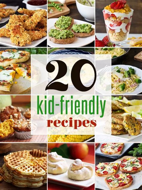 20 Easy Kid-Friendly Recipes - Healthy Kid Friendly Recipes