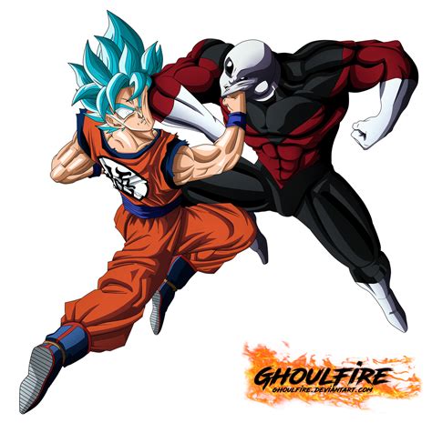 Goku Vs Jiren by GhoulFire on DeviantArt