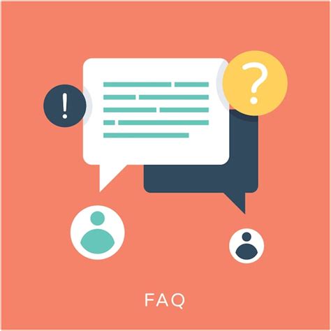 Faq flat vector icon Vector | Premium Download