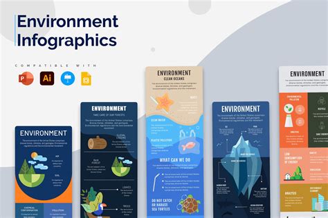 Environment Infographic Templates | Presentation Templates ~ Creative Market