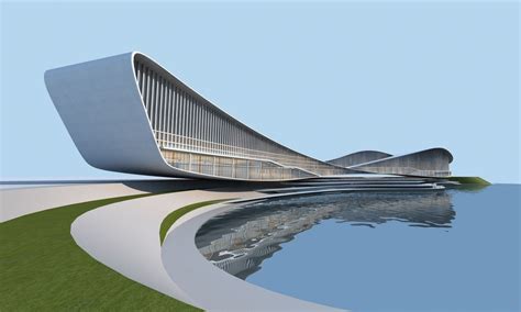 3D model Streamlined architecture | CGTrader