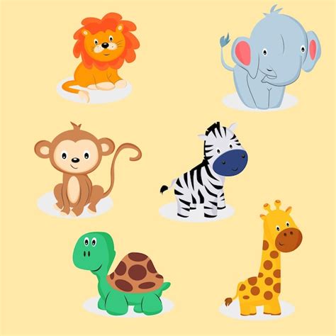 Baby Zoo Animals Cartoon