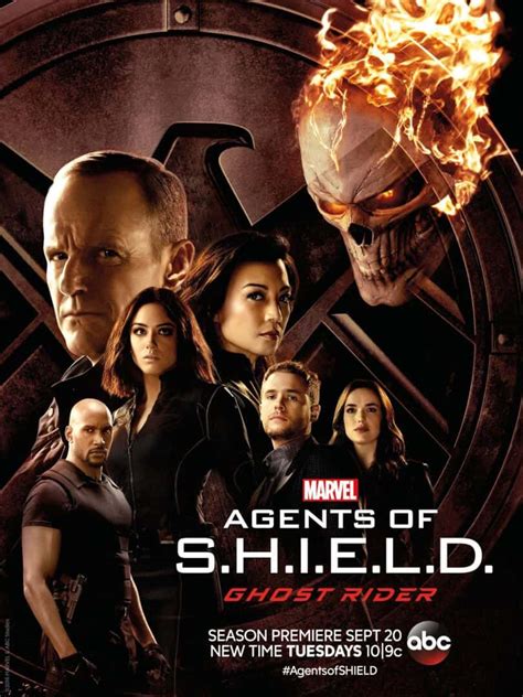 New poster for Marvel's 'Agents of S.H.I.E.L.D.' features Ghost Rider! | Inside the Magic