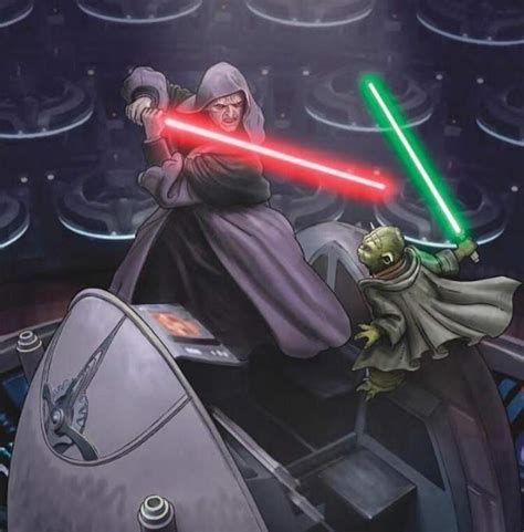 Grandmaster Yoda Vs Emperor Palpatine | Star Wars Amino