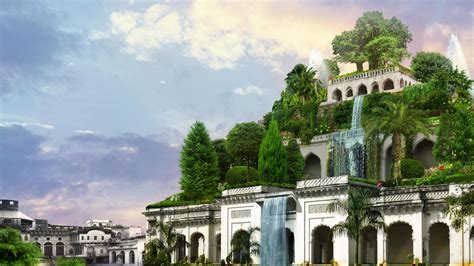 Hanging Gardens of Babylon - Wallpaper, High Definition, High Quality ...