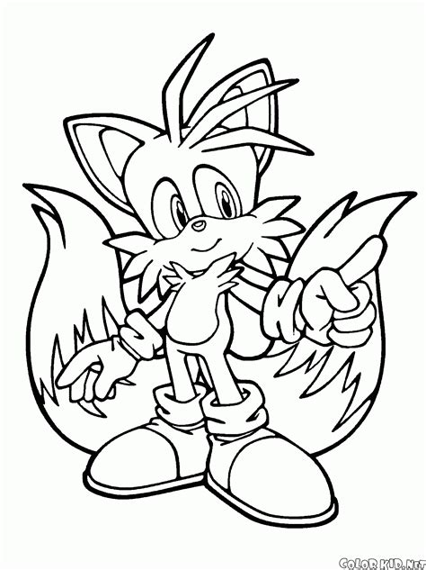 Free Printable Tails Sonic Coloring Pages Sonic Coloring Pages Tails ...