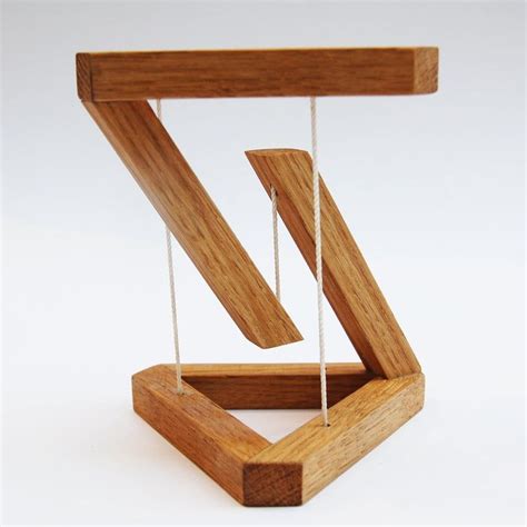 Oak Tensegrity Sculpture | Wood art projects, Sculpture, Floating table